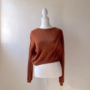 Light brown sweater topshop